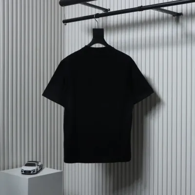 Balenciaga 24ss 1968 Lettering Printed T-shirt Black 02