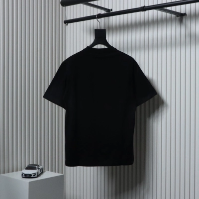 Balenciaga 24ss 1968 Lettering Printed T-shirt Black 02