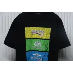Balenciaga 24ss 3-block Printed T-shirt Black