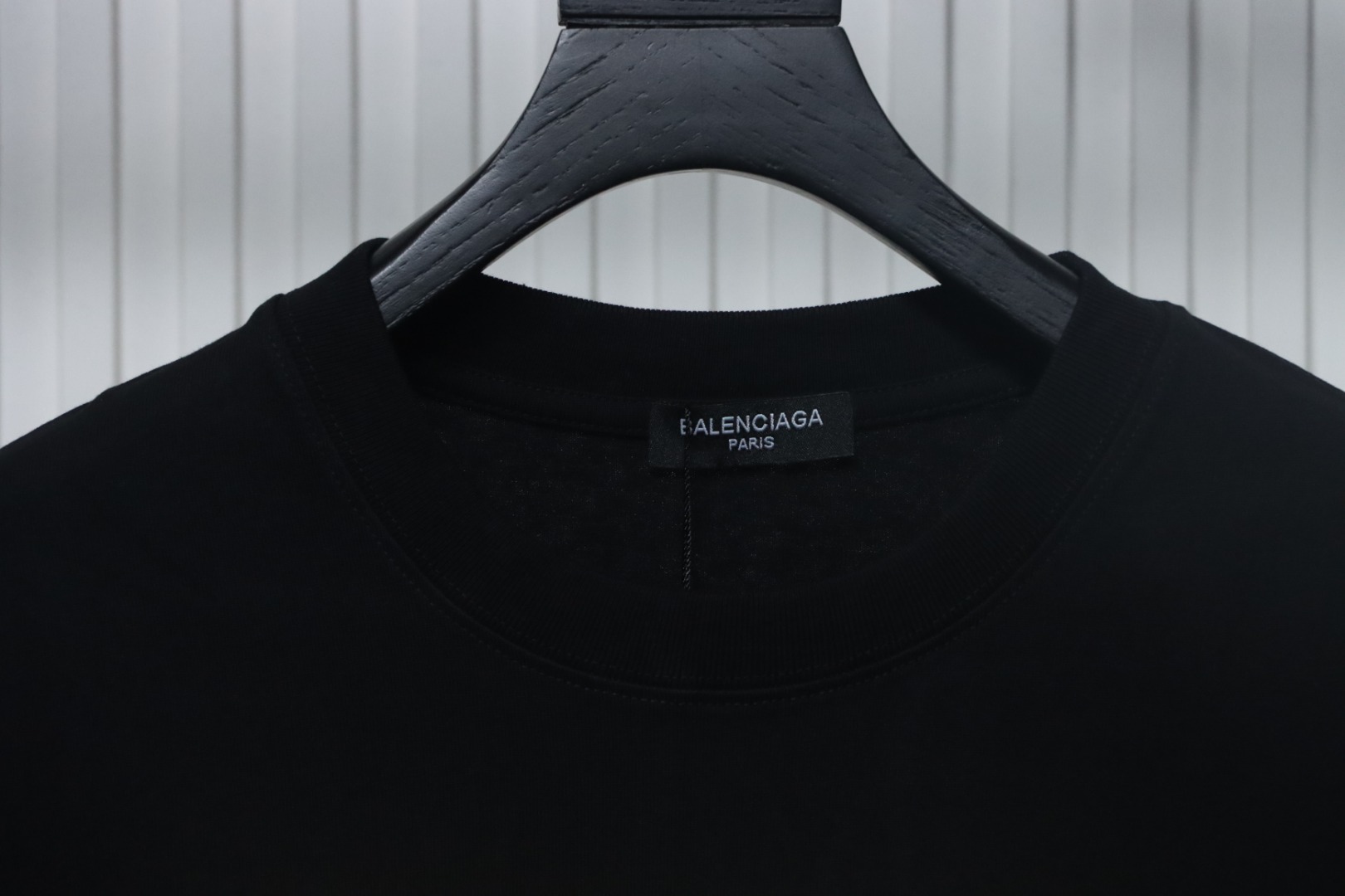 Balenciaga 24ss 3-block Printed T-shirt Black