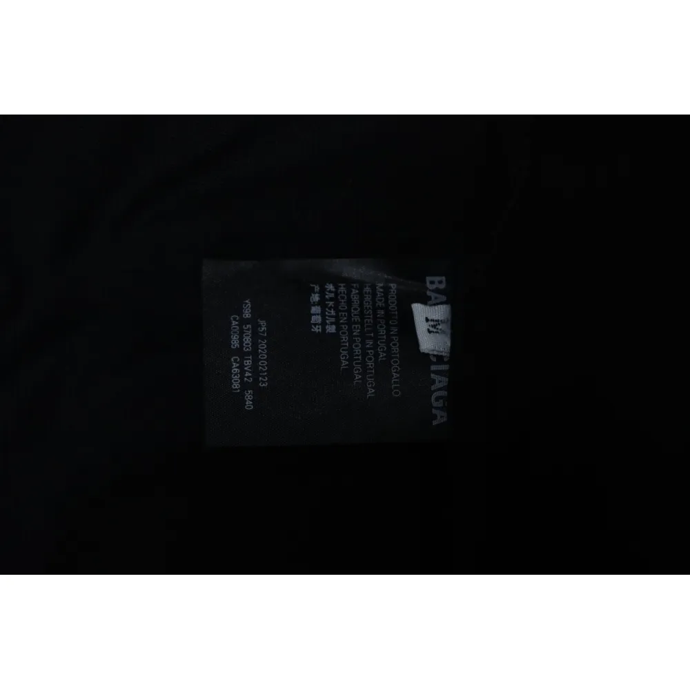 Balenciaga 24ss 3-block Printed T-shirt 