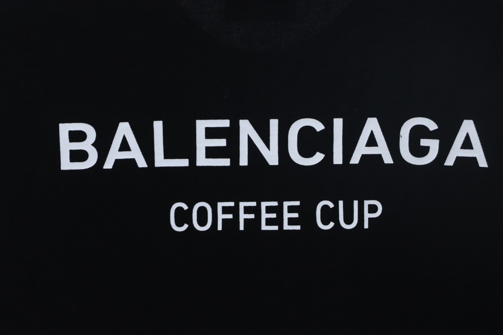 Balenciaga 24ss Beverage Cup Printed T-shirt Black
