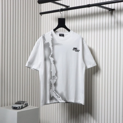 Balenciaga 24ss Double B Graffiti Letter Print T-shirt  01