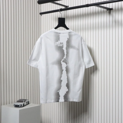 Balenciaga 24ss Double B Graffiti Letter Print T-shirt  02