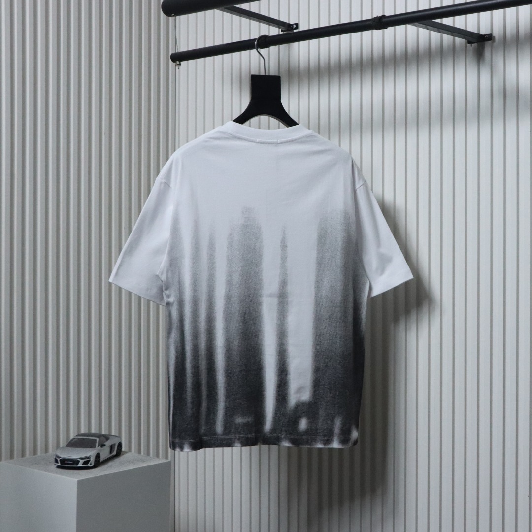 Balenciaga 24ss Ink Tassel Print T-shirt