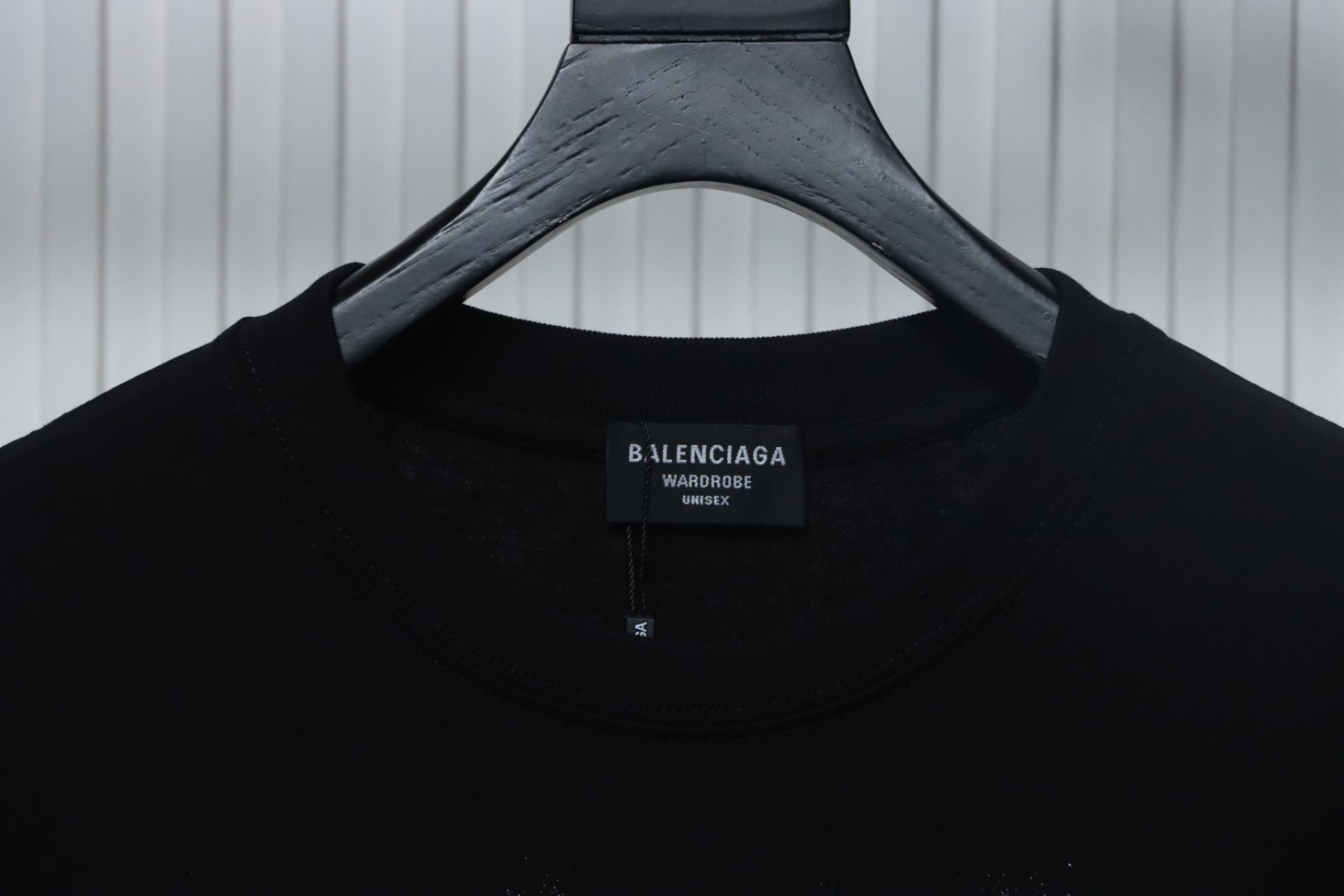 Balenciaga 24ss Ink Tassel Print T-shirt Black