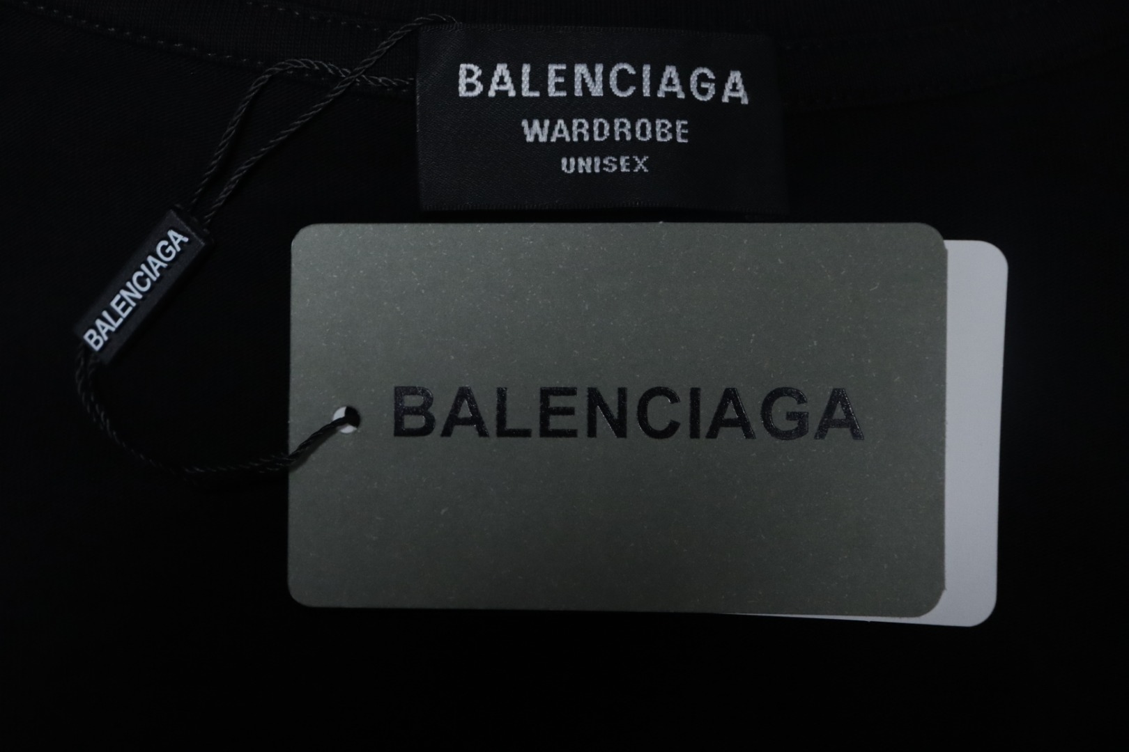 Balenciaga 24ss Ink Tassel Print T-shirt Black