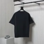 Balenciaga 25ss Bheat Ear Double B Red Label Embroidered Washed T-shirt