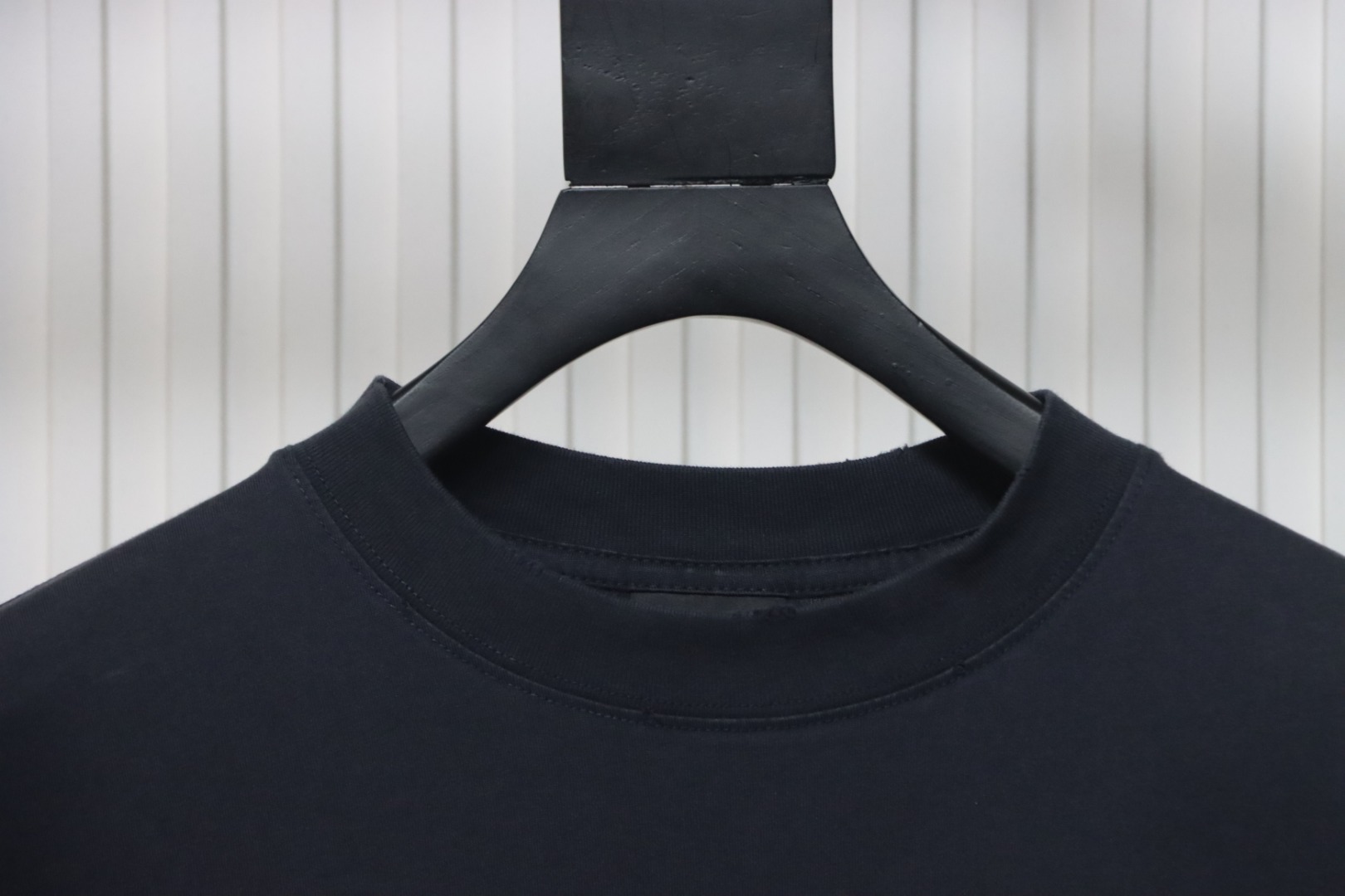 Balenciaga 25ss Bheat Ear Double B Red Label Embroidered Washed T-shirt