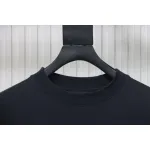 Balenciaga 25ss Bheat Ear Double B Red Label Embroidered Washed T-shirt