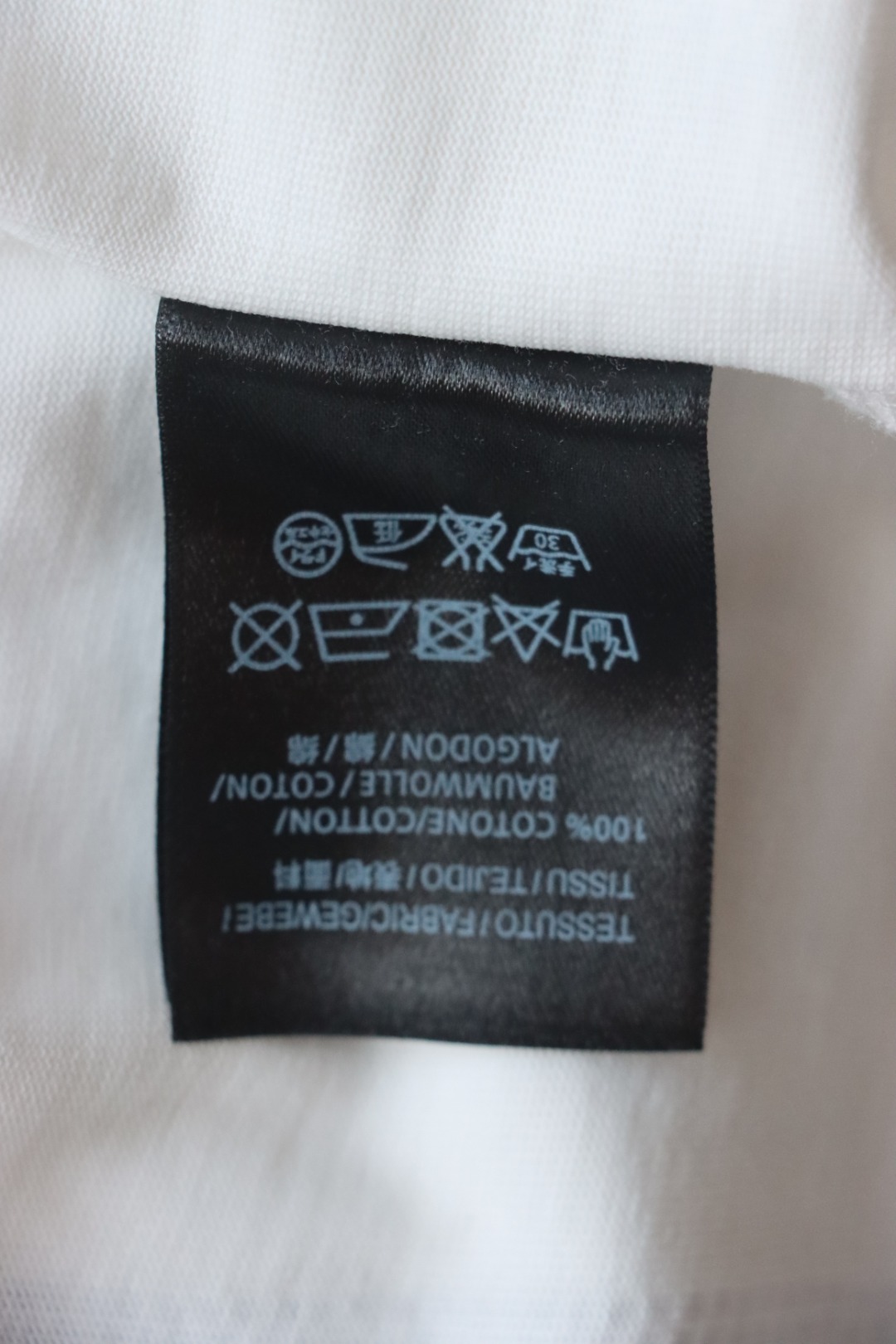 Balenciaga 25ss Dissolved Double B Letters Rhinestone Ripped T-shirt