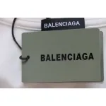 Balenciaga 25ss Dissolved Double B Letters Rhinestone Ripped T-shirt