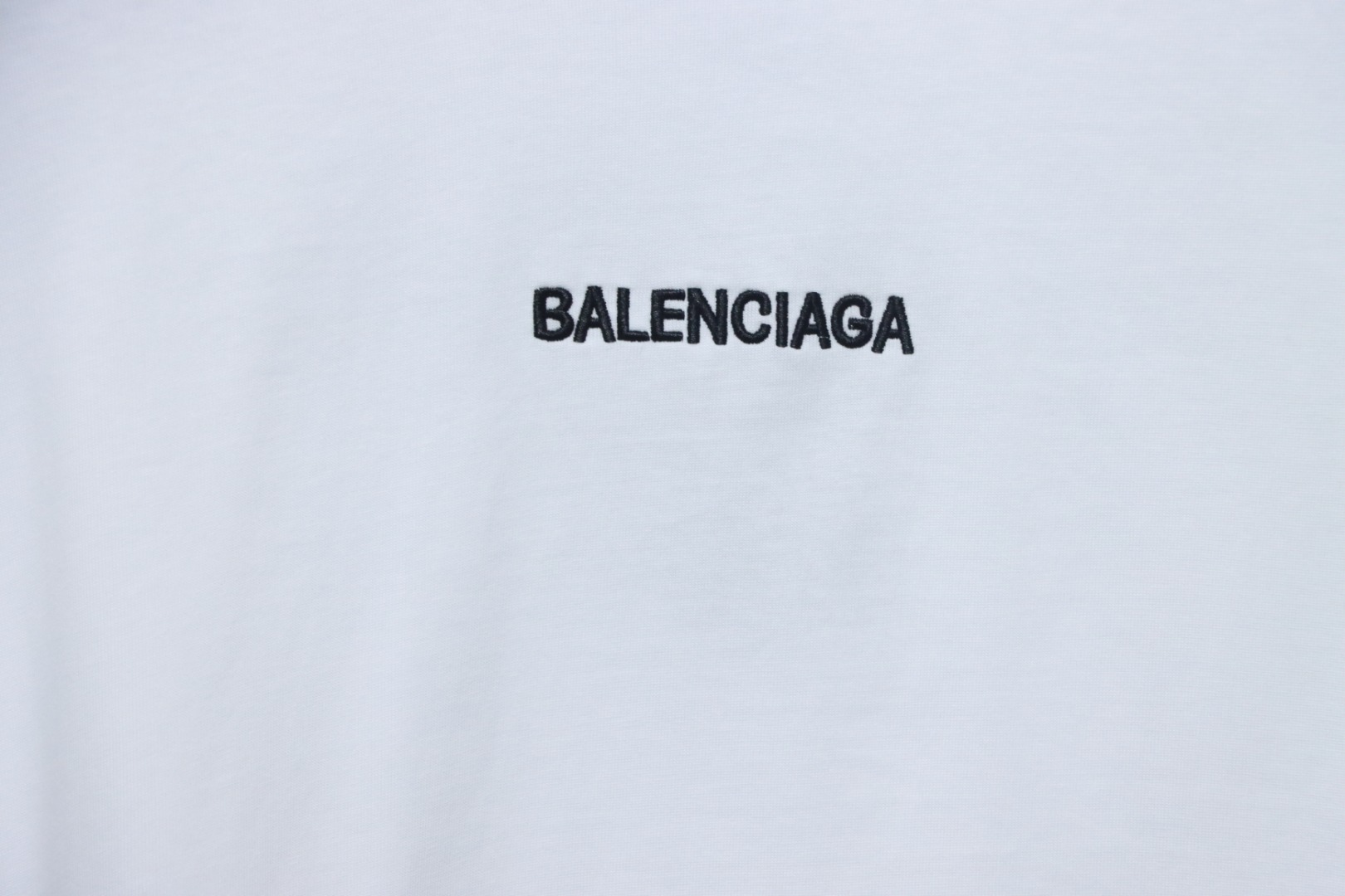 Balenciaga 25SS Embroidered Front and Back Lettering T-shirt