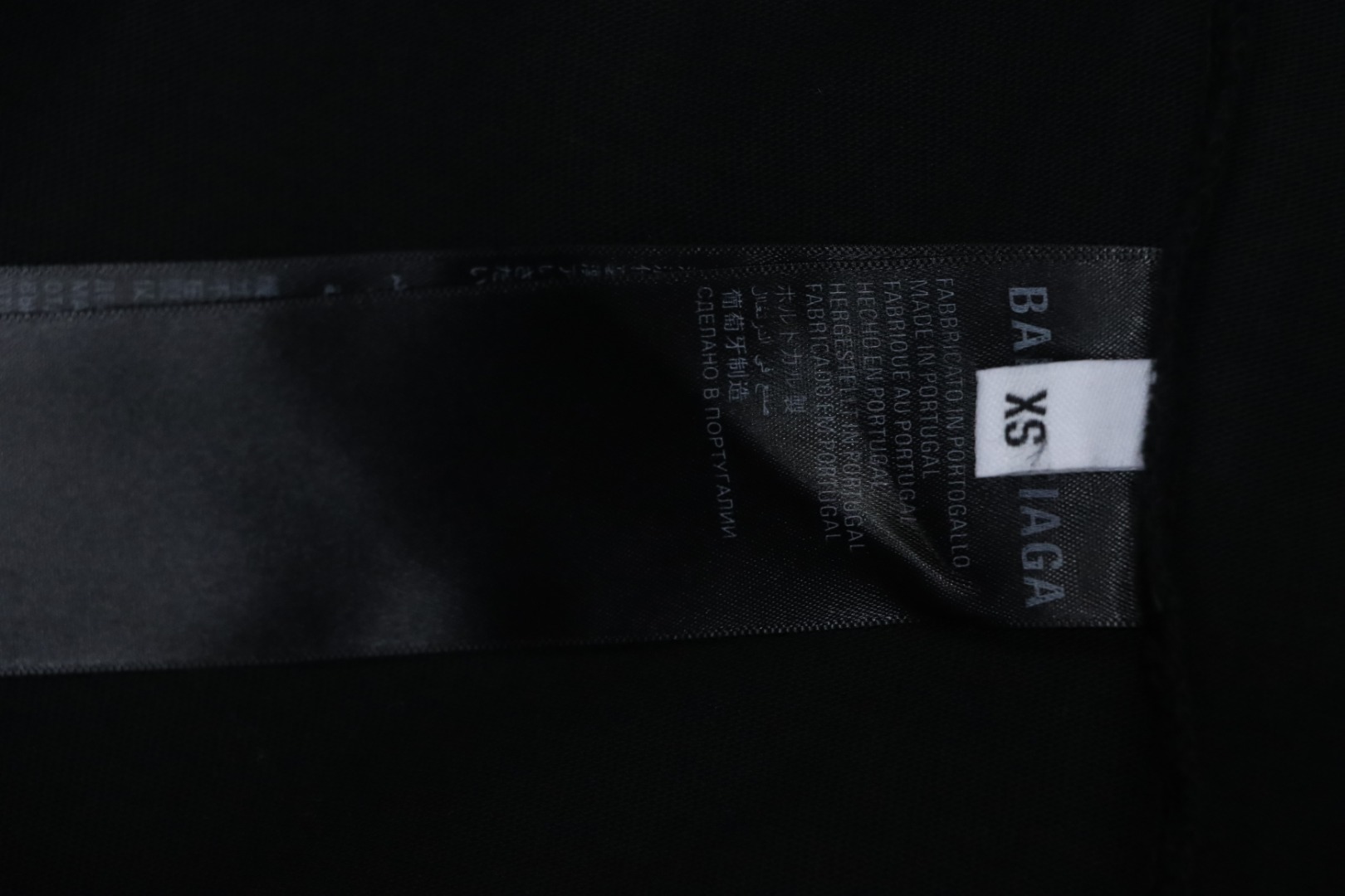 Balenciaga 25ss Hand-made Embroidered Small Heart Hole T-shirt Black