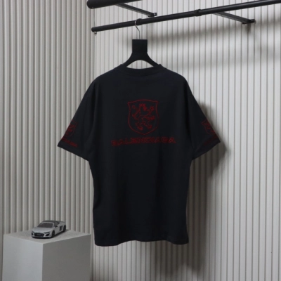 Balenciaga 25ss LION CLUB Embroidered Logo T-shirt  02
