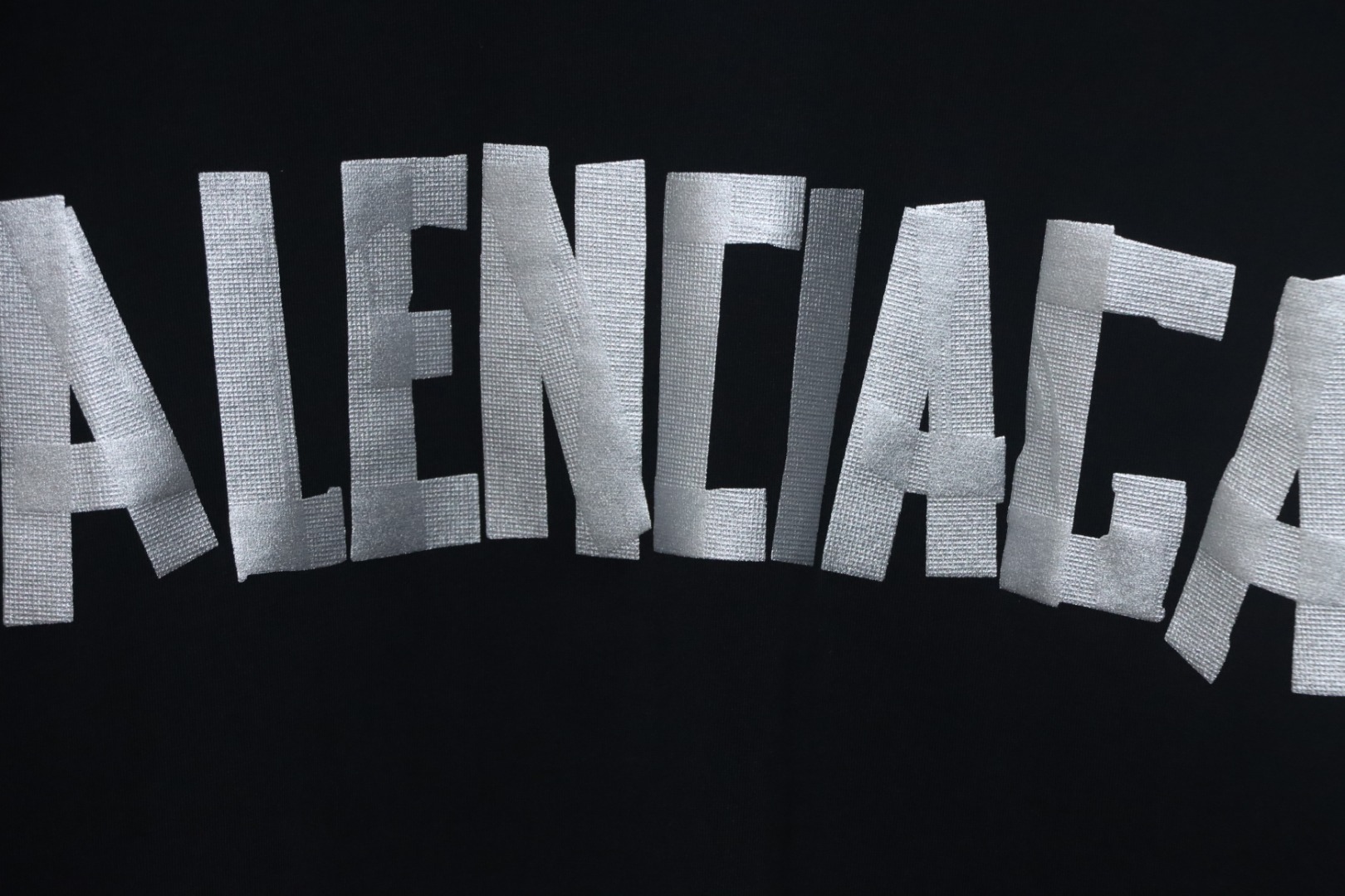 Balenciaga 25ss Masking Paper Letter Tape T-shirt 