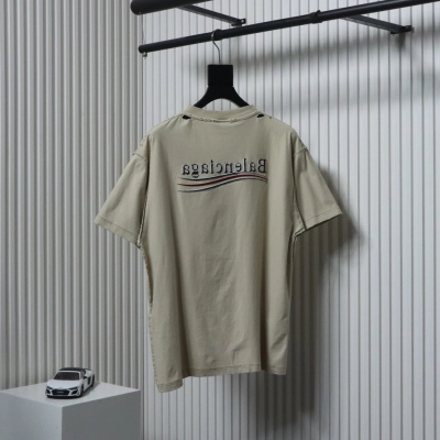 Balenciaga 25SS Reversible Coke Embroidery T-shirt 02