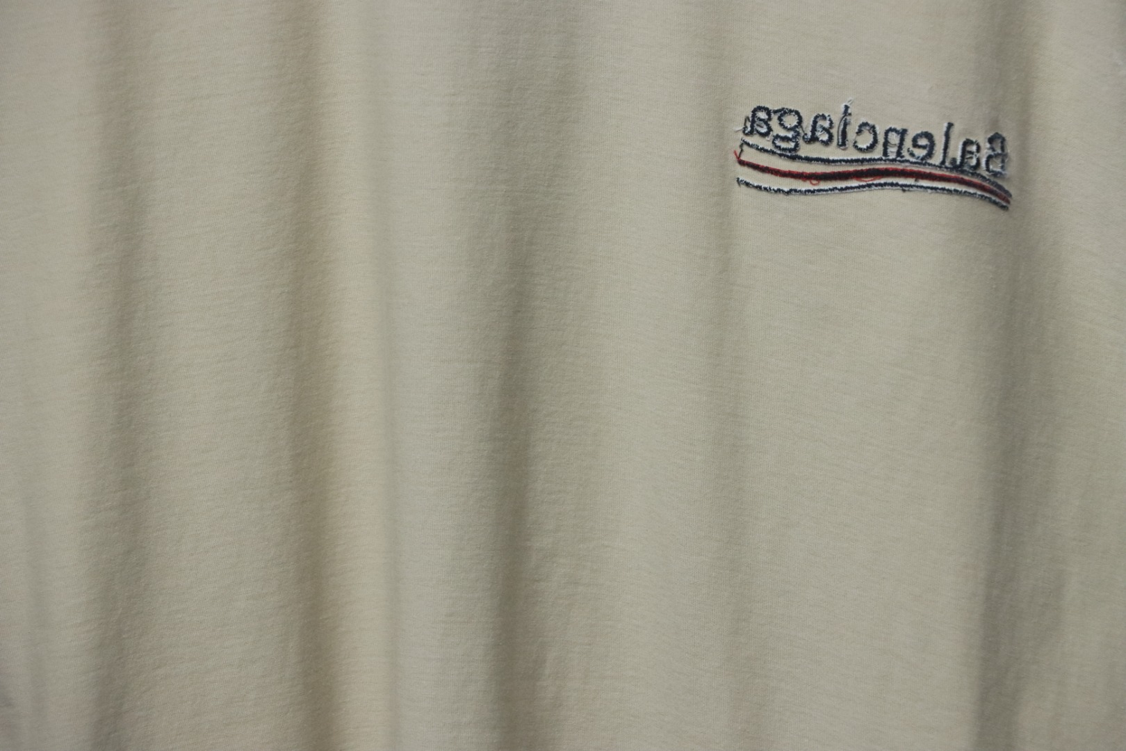 Balenciaga 25SS Reversible Coke Embroidery T-shirt