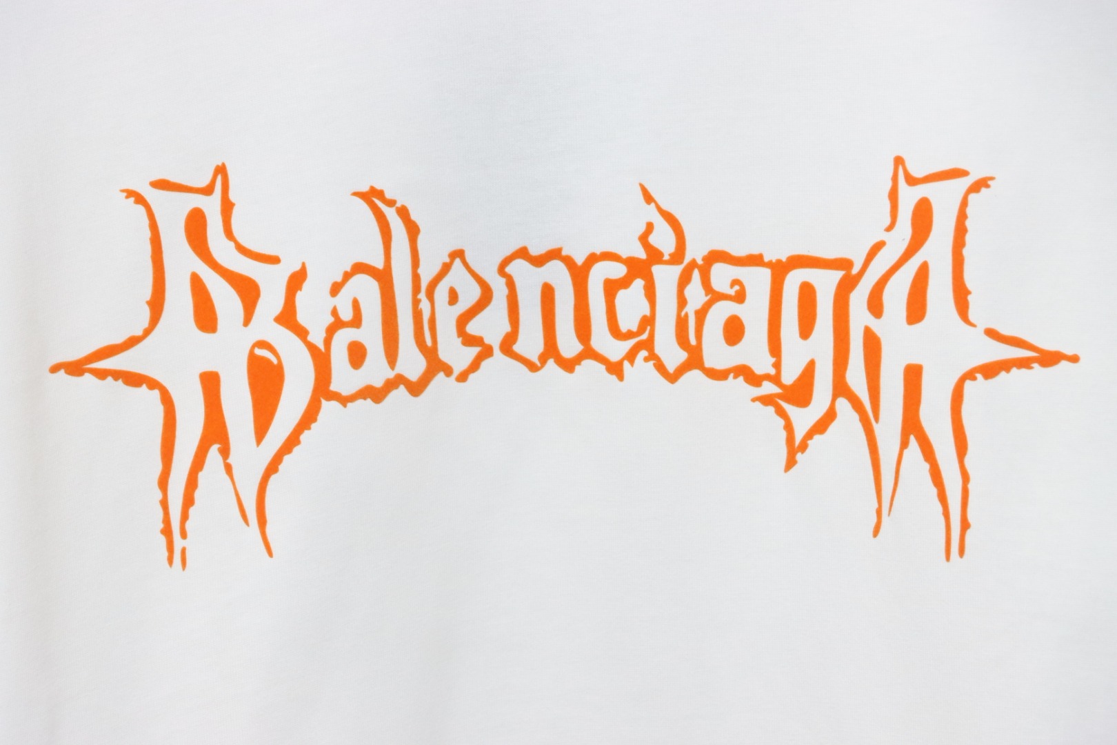 Balenciaga 25ss Sanskrit Letters Flocking Print T-shirt 