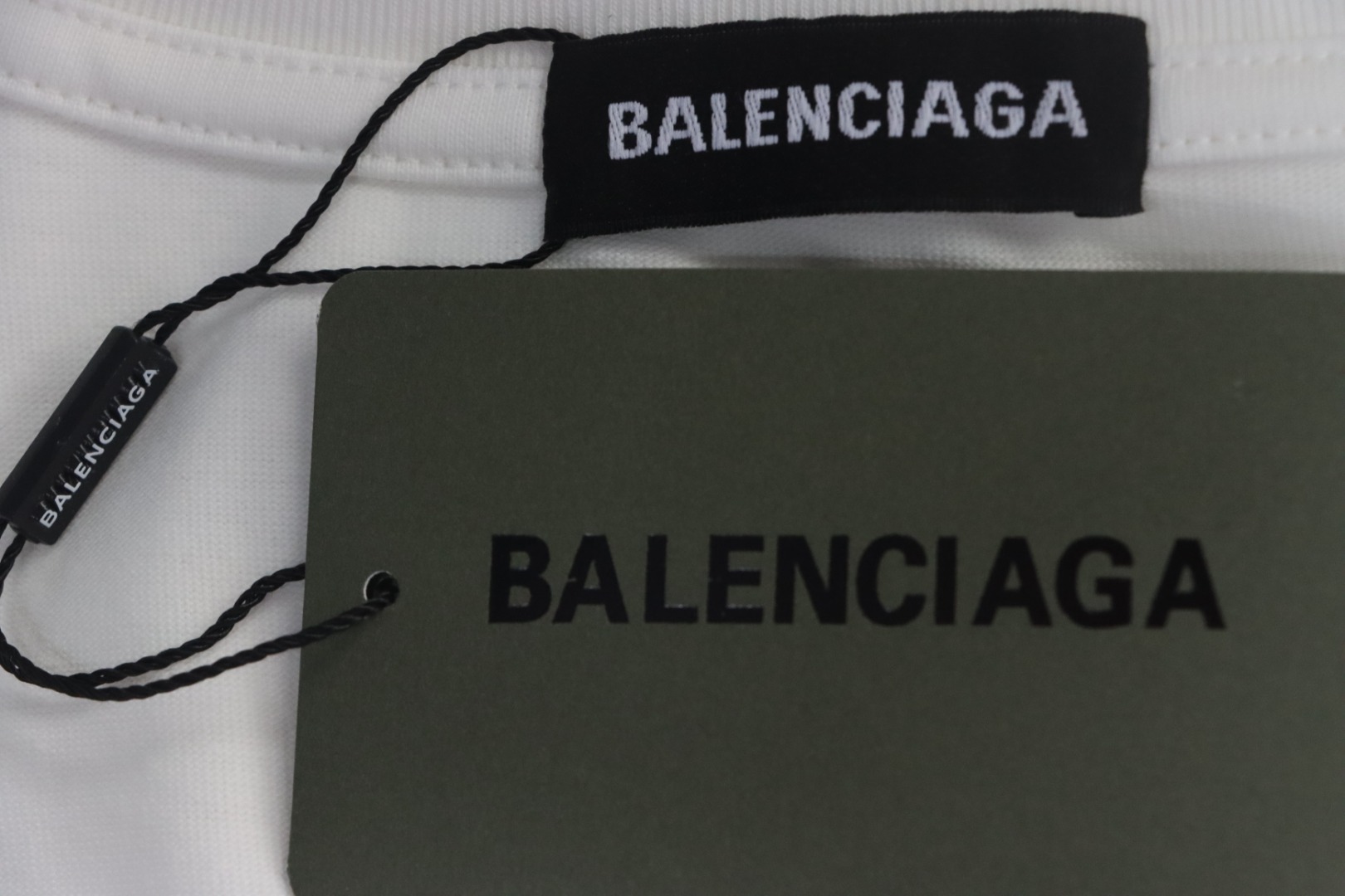 Balenciaga 25ss Sanskrit Letters Flocking Print T-shirt 