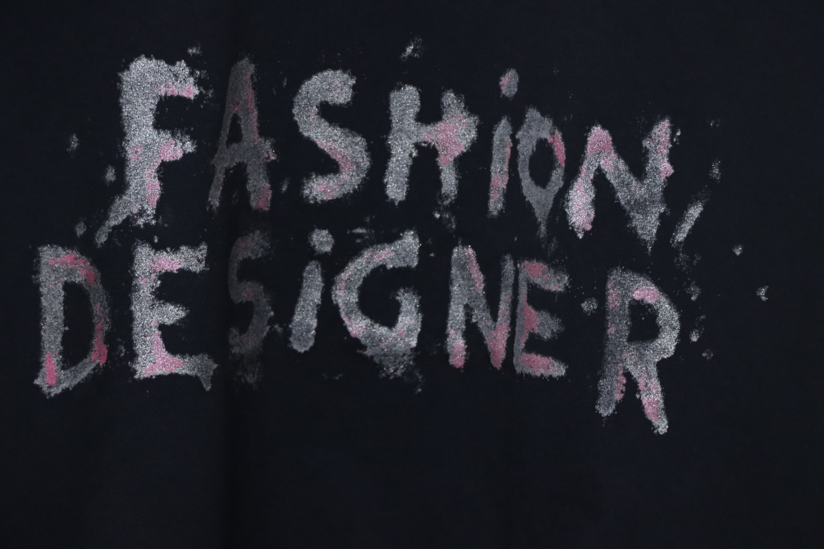 Balenciaga BLCG Designer Glitter Print T-shirt