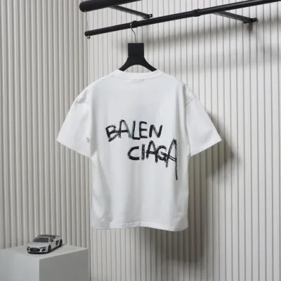 Balenciaga BLCG Misplaced Letter Print T-shirt  01