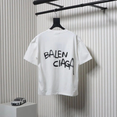 Balenciaga BLCG Misplaced Letter Print T-shirt  01