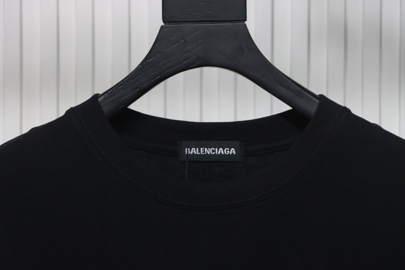 Balenciaga BLCG Misplaced Letter Print T-shirt Black
