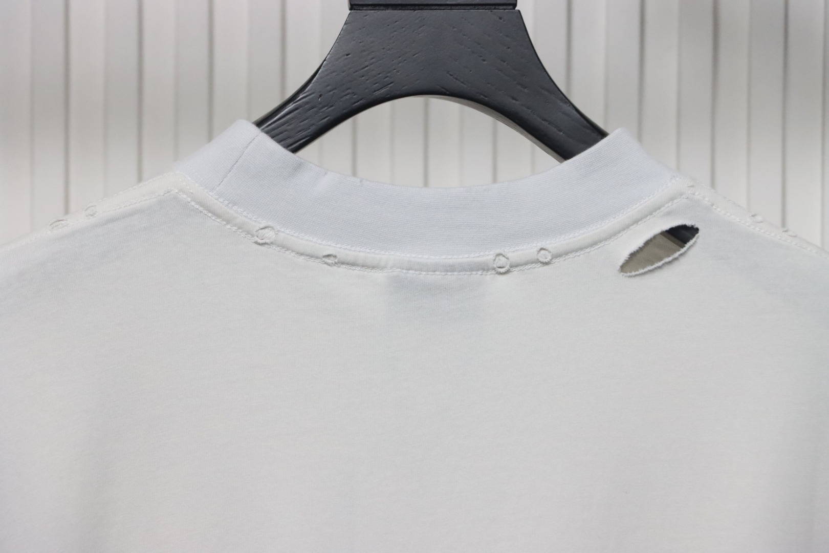 Balenciaga Glitter Wheat Ear Print Round Neck T-shirt 