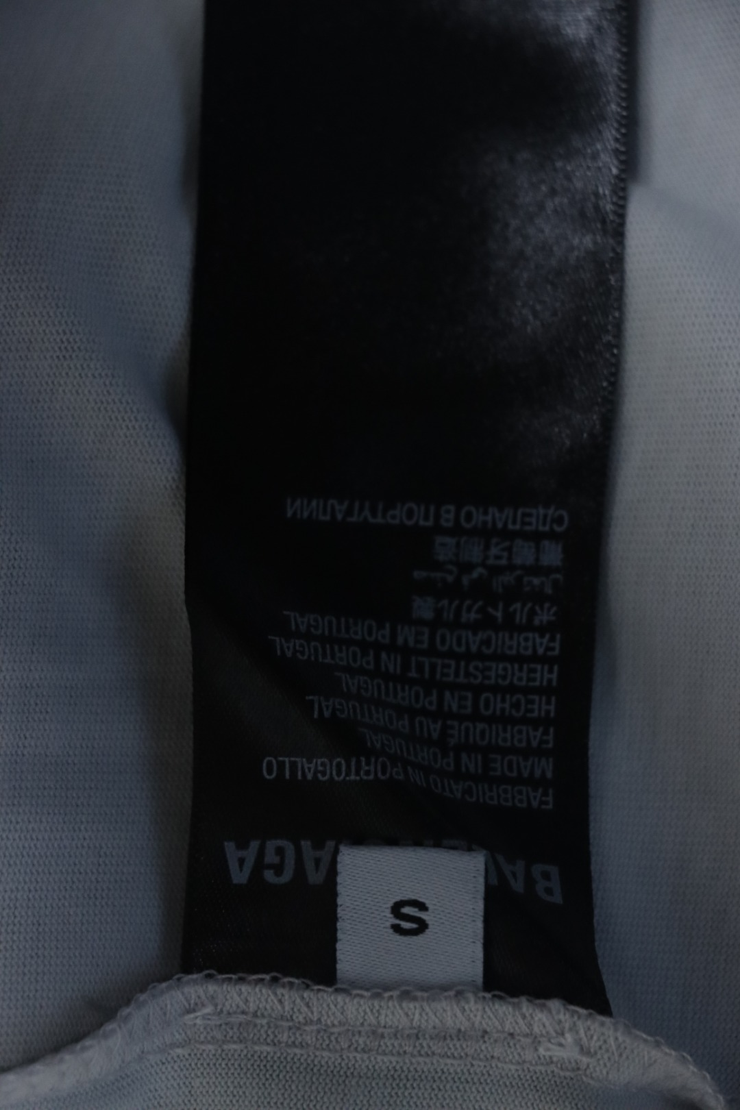 Balenciaga Letter Printed Round Neck T-shirt