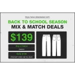 BACK TO SCHOOL SEASON MIX & MATCH DEALS Only $139