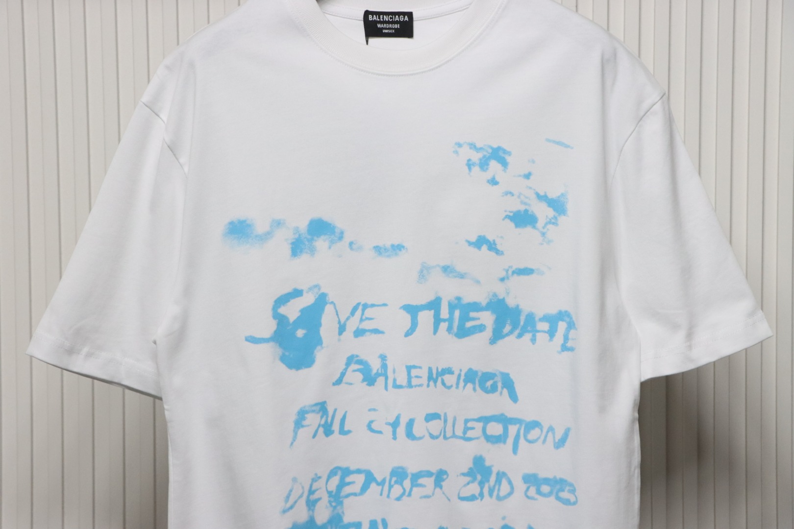 Balenciaga 24ss Cloud Letter Print T-shirt