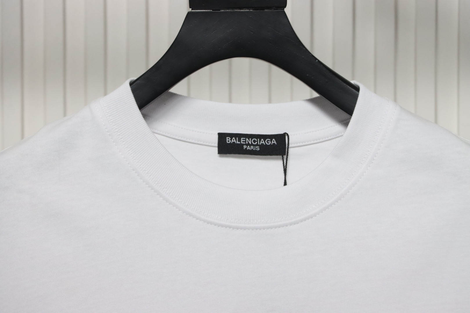 Balenciaga 24ss Distressed Lock Print T-shirt