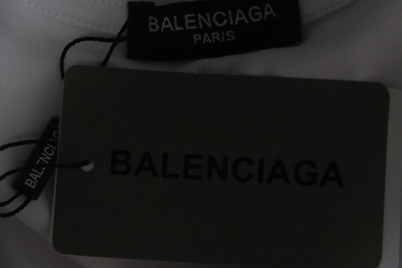 Balenciaga 24ss Distressed Lock Print T-shirt