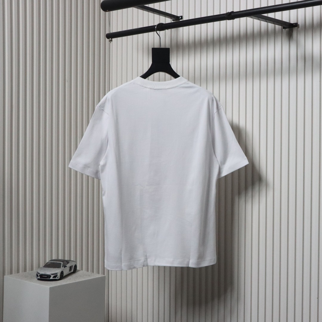 Balenciaga 24ss Double B No Passing Print T-shirt