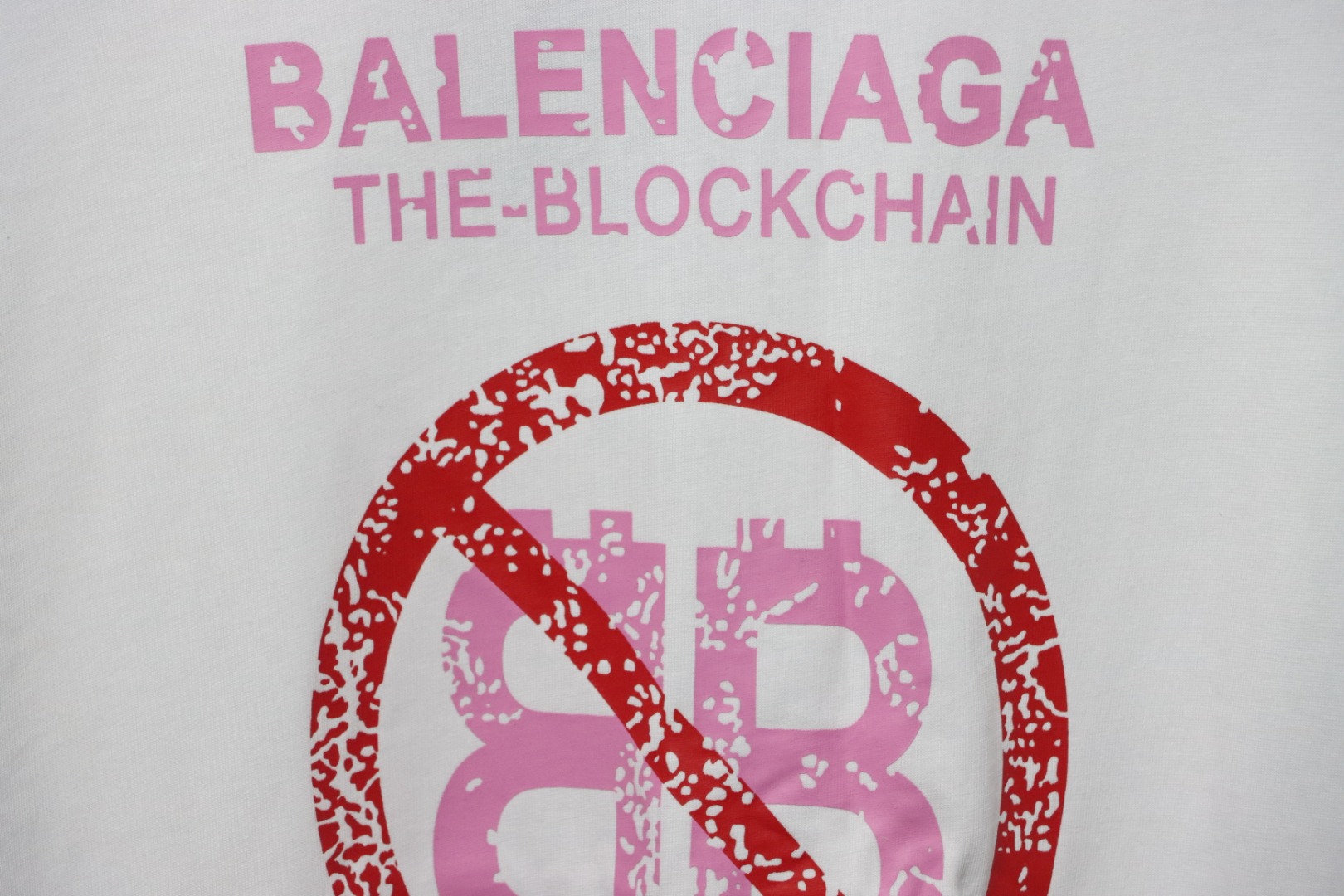 Balenciaga 24ss Double B No Passing Print T-shirt