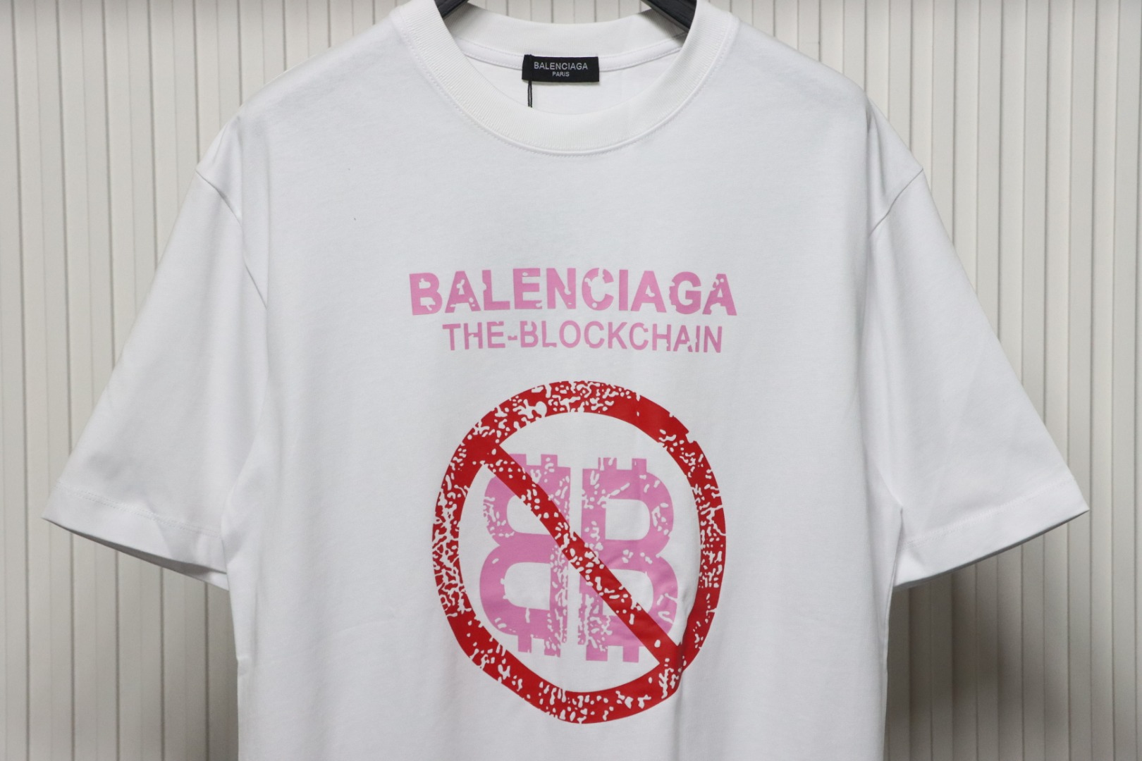 Balenciaga 24ss Double B No Passing Print T-shirt