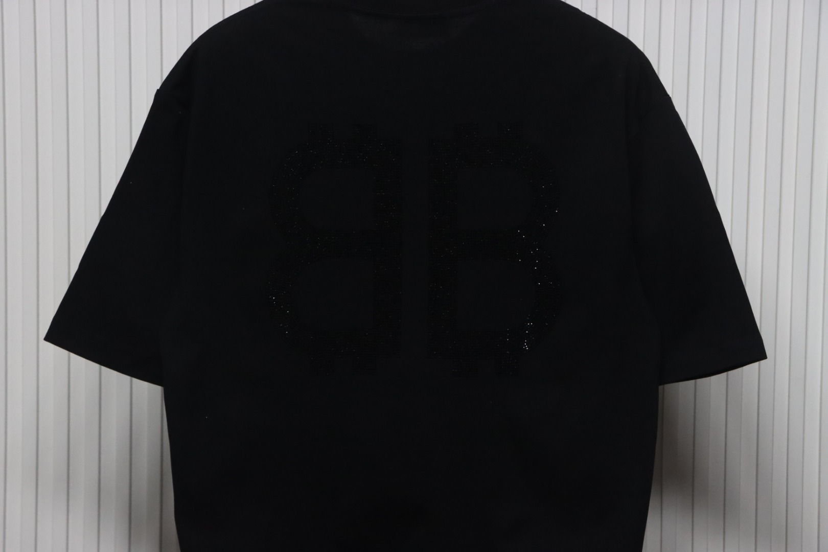 Balenciaga 24ss Hot Diamond Double B T-shirt Black
