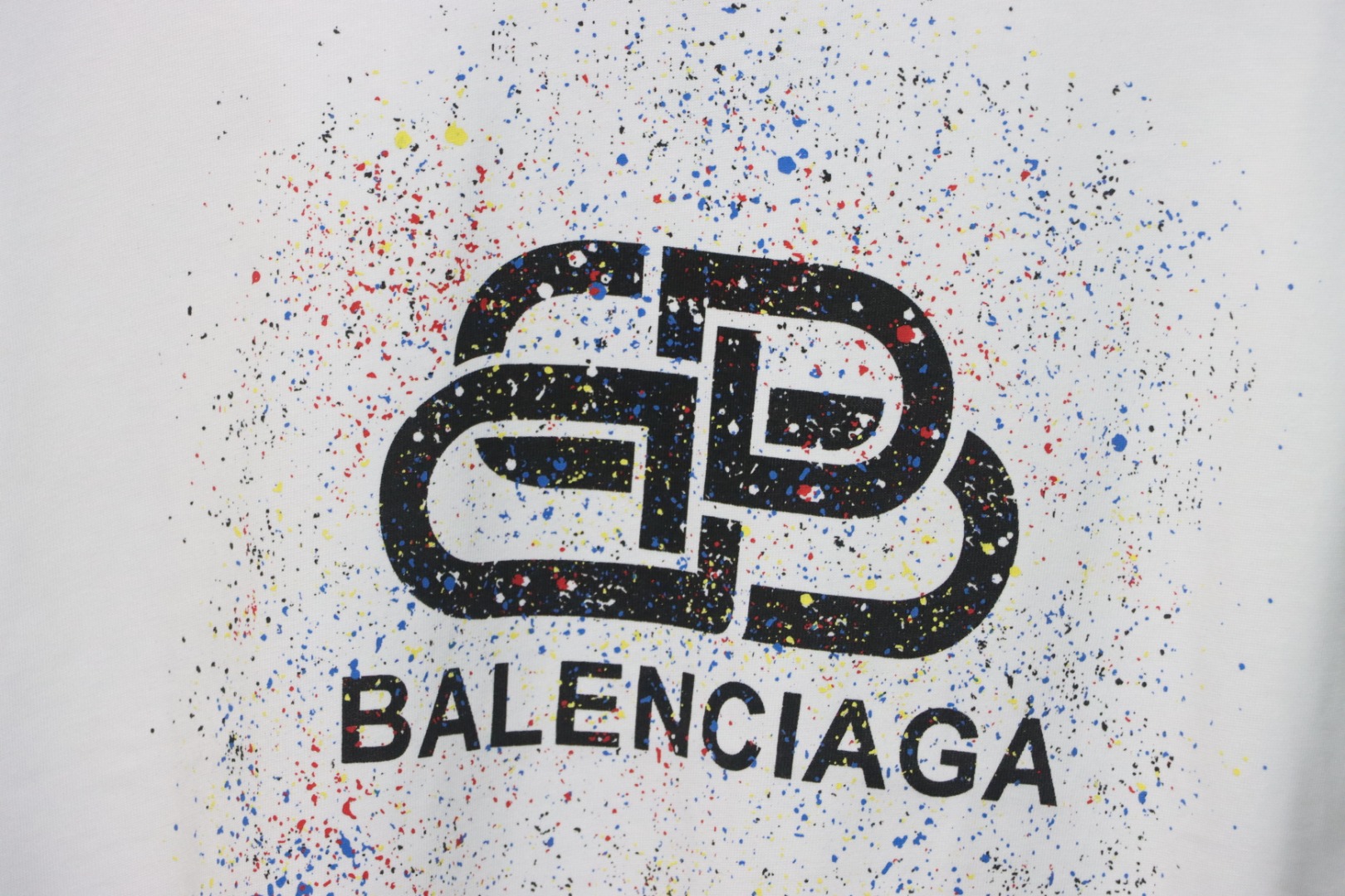 Balenciaga 24ss Inkjet Lock Print T-shirt