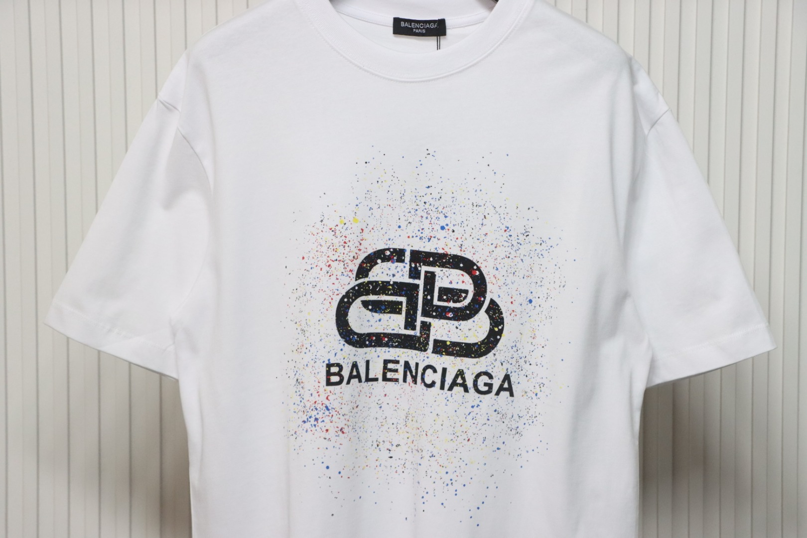 Balenciaga 24ss Inkjet Lock Print T-shirt