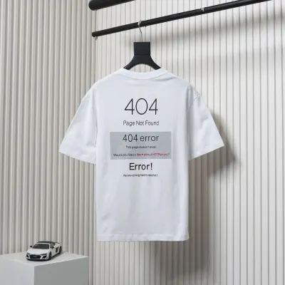 Balenciaga 24ss Network Loading 404 Printed T-shirt 02