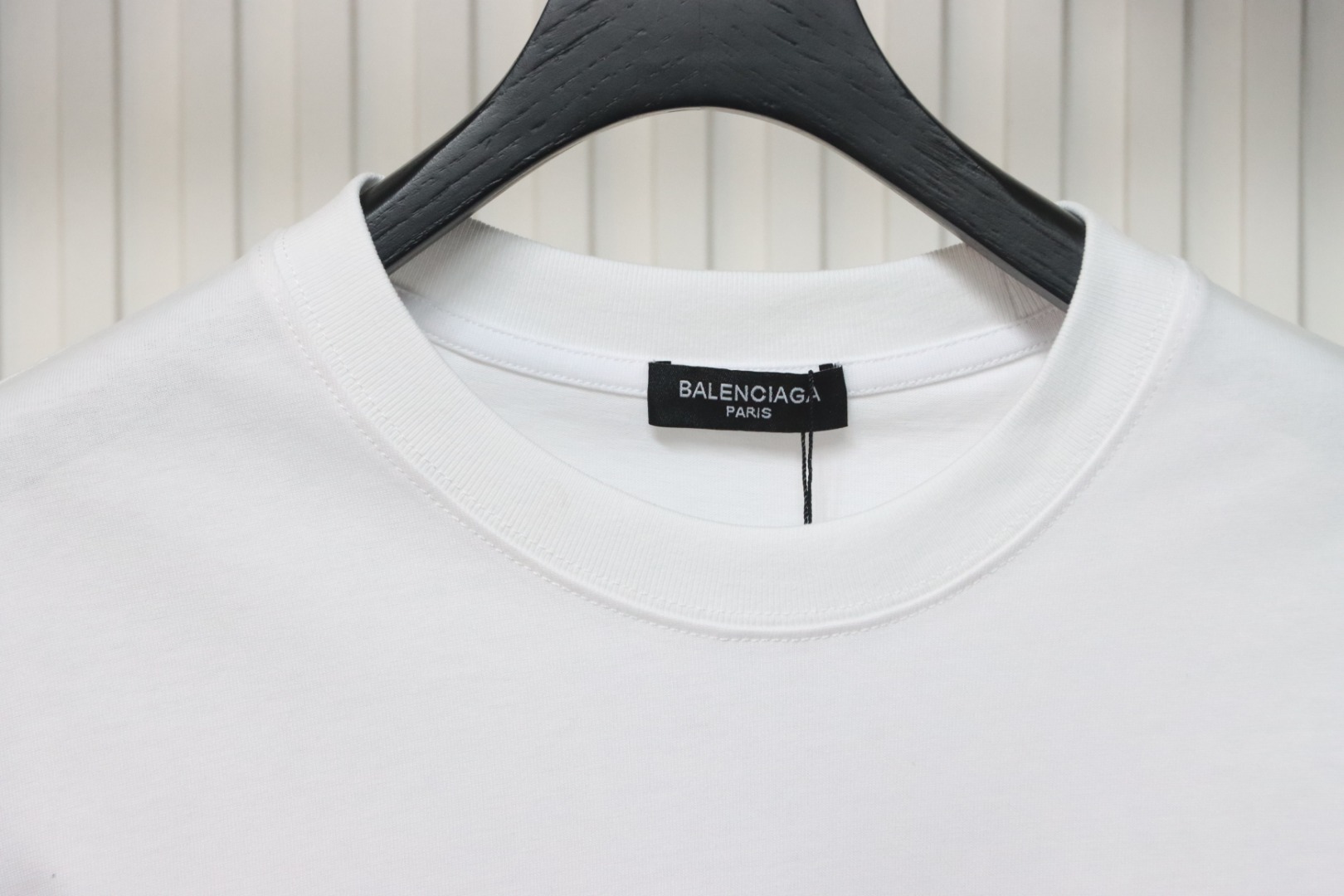 Balenciaga 24ss Overlapping Rhinestone Logo T-shirt