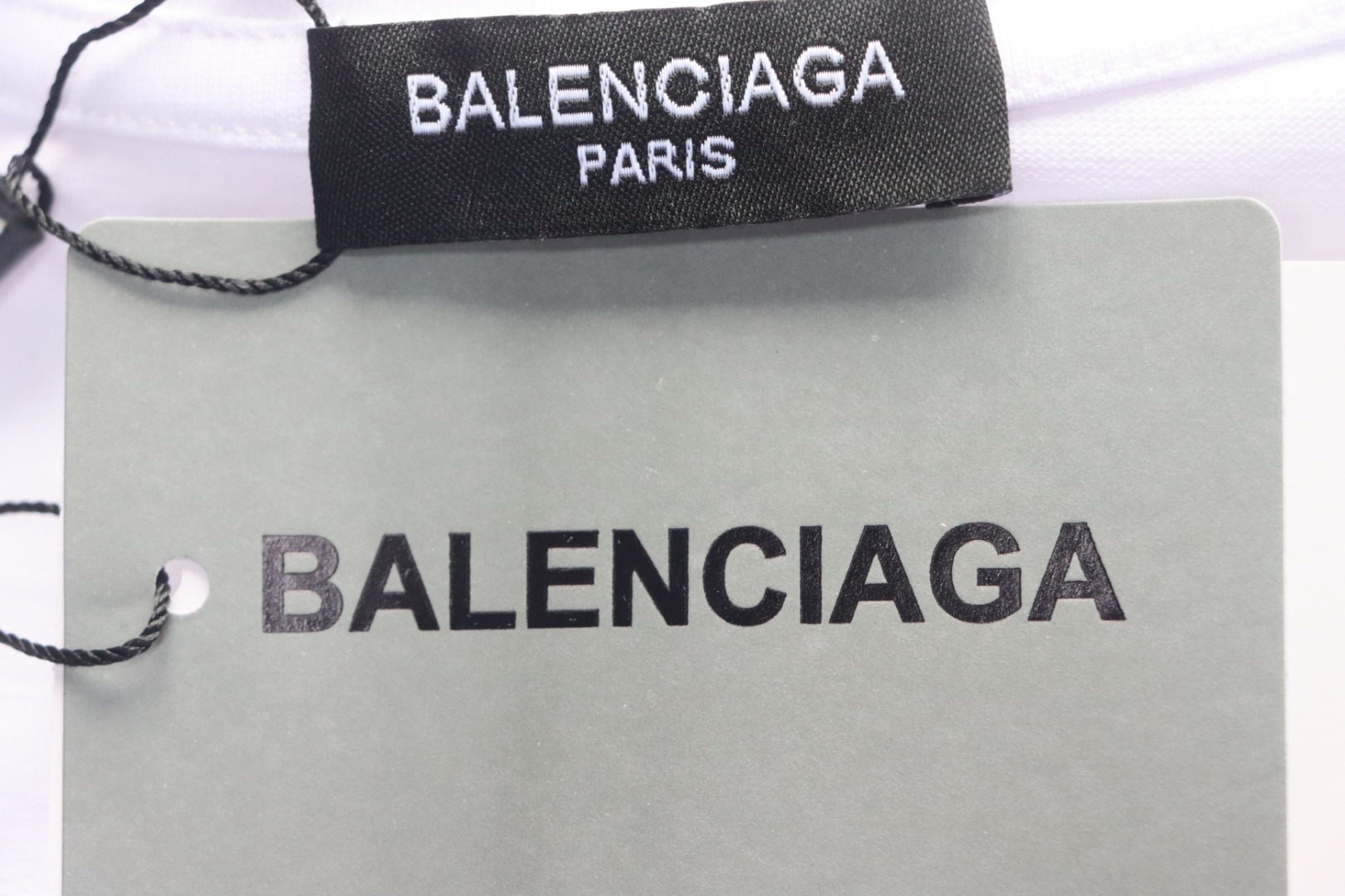 Balenciaga 24ss Overlapping Rhinestone Logo T-shirt