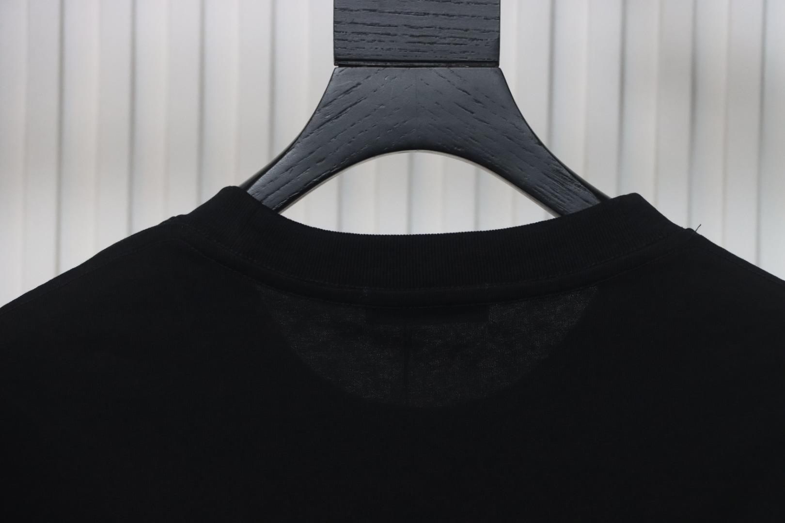 Balenciaga 24ss Overlapping Rhinestone Logo T-shirt Black