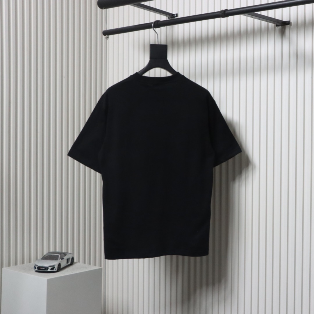 Balenciaga 25ss Classic Single Product Graphic Print T-shirt Black