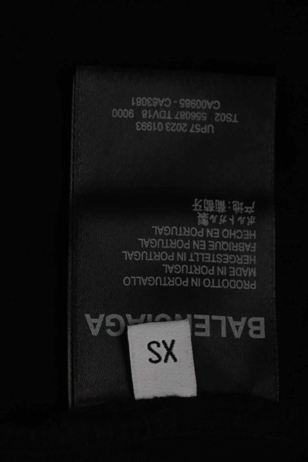 Balenciaga 25ss Classic Single Product Graphic Print T-shirt Black