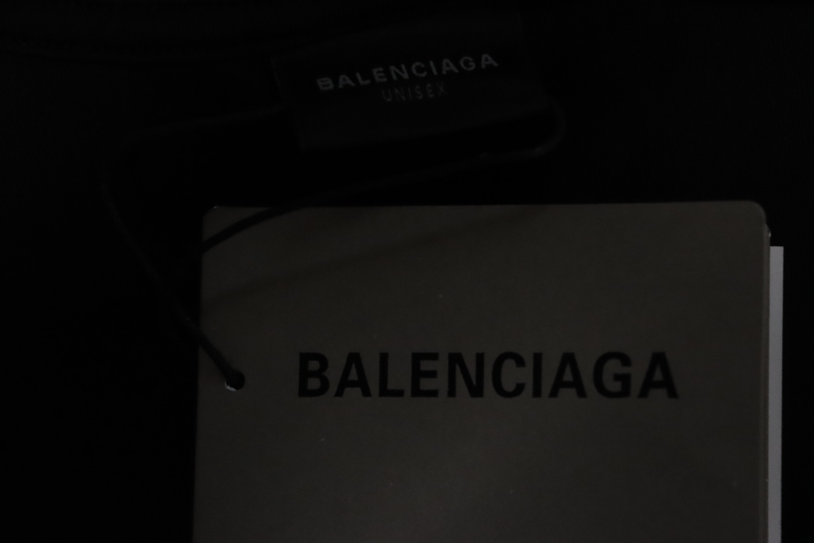 Balenciaga 25ss Double B Blurred Graffiti T-shirt Black