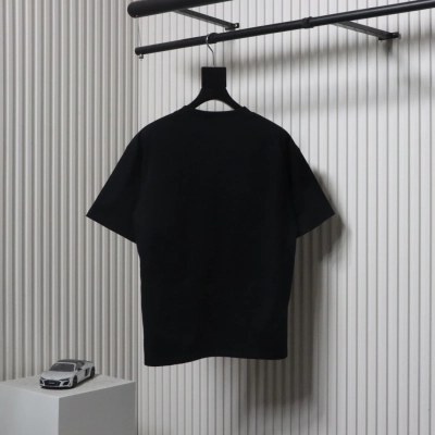 Balenciaga 25SS Font T-shirt Black 02