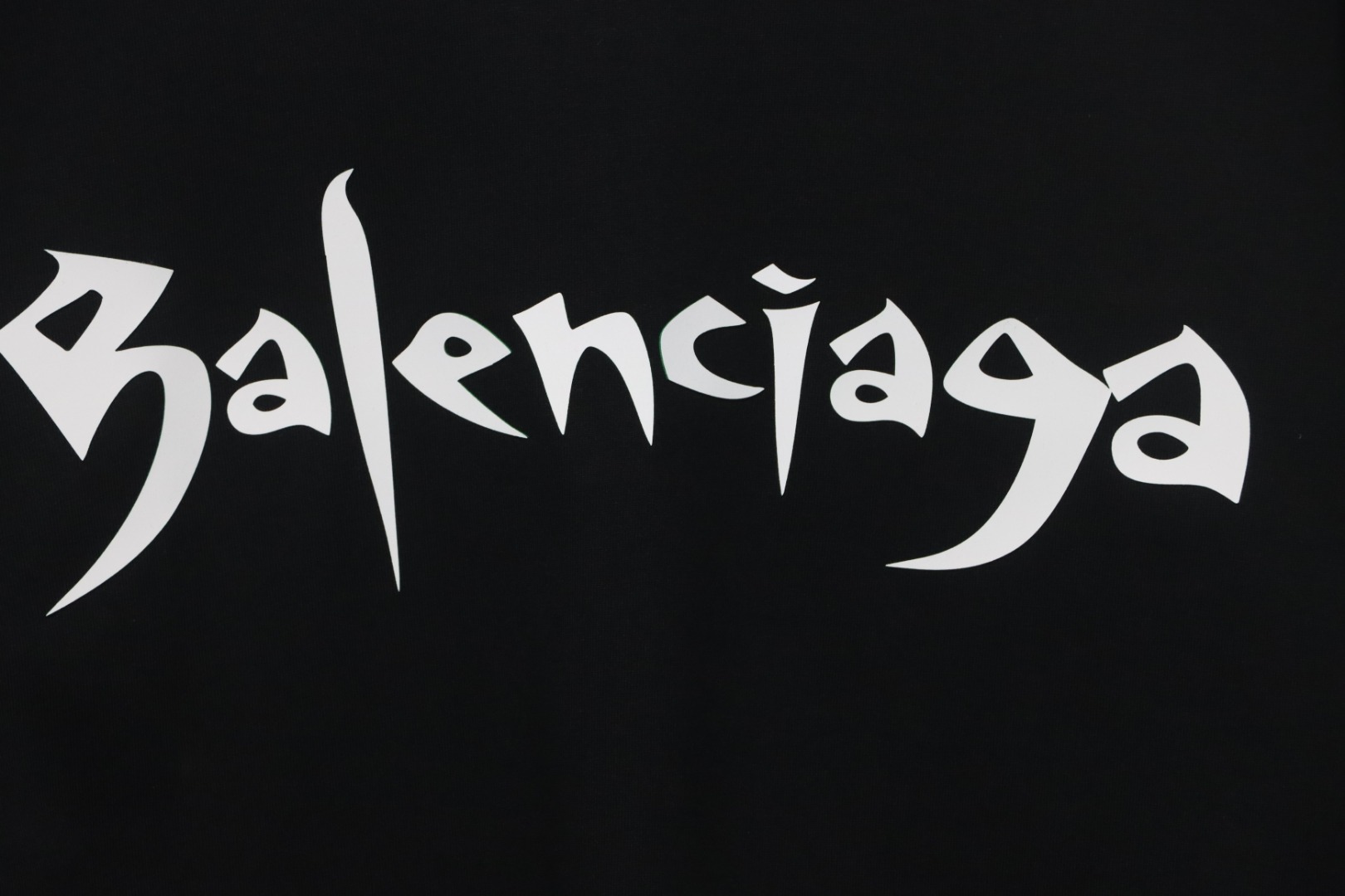 Balenciaga 25SS Font T-shirt Black