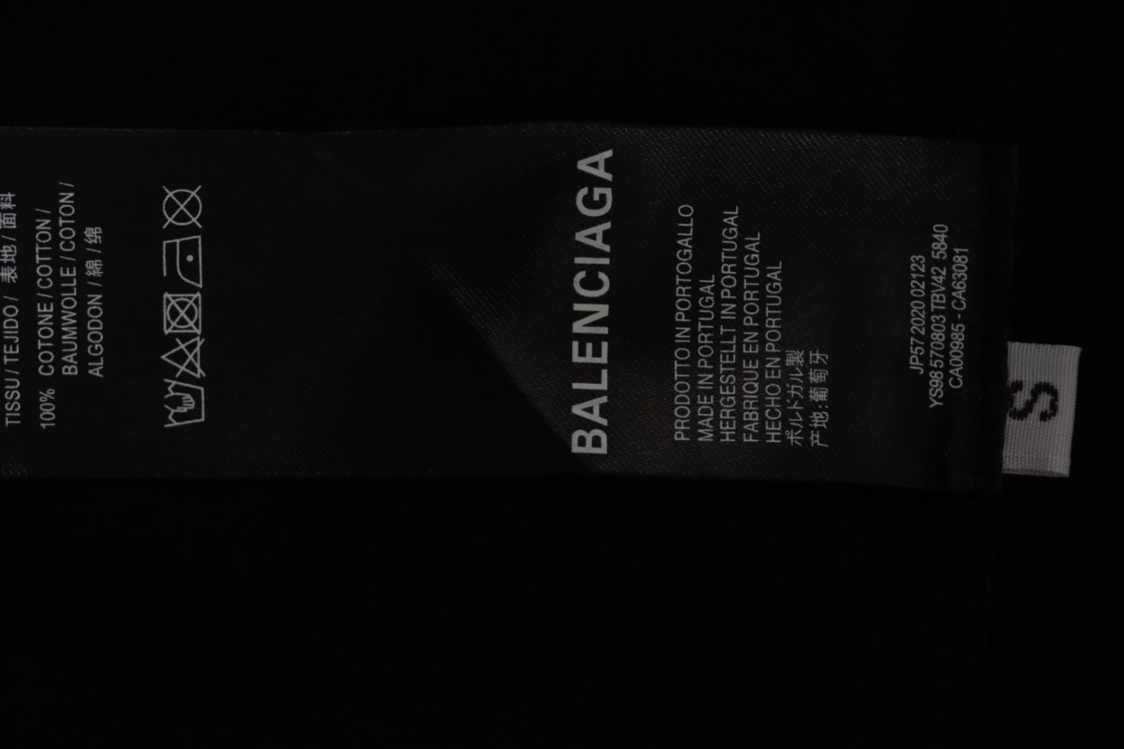 Balenciaga 25SS Font T-shirt Black